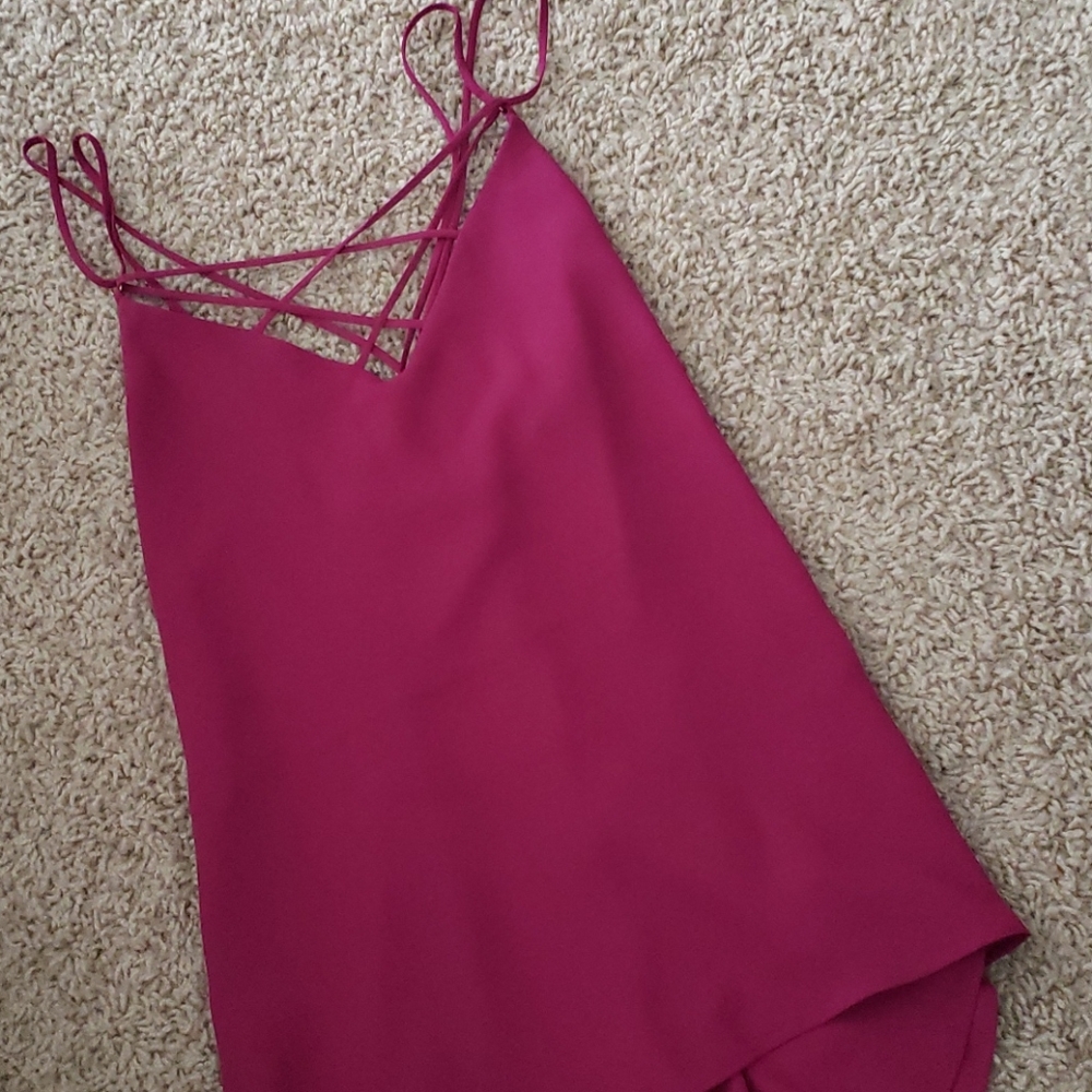 Pink Express tank top